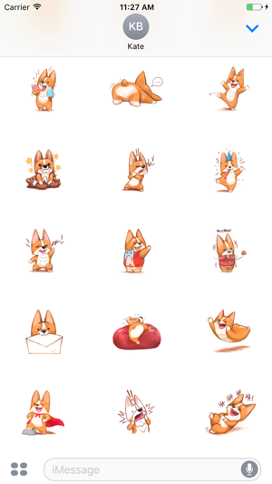 Cute Corgi Animated Sticker(圖4)-速報App