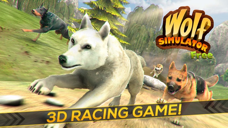 Wolf Simulator 2017 . Wolves Running Game vs Dogs