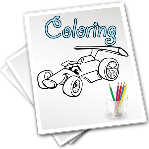 Vehicles Coloring Pages Games for kids Icon