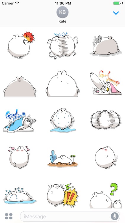 Carlton The Super Cute Egg Stickers