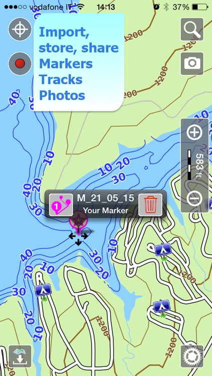Aqua Map Kansas KS Lakes HD - GPS Nautical Charts screenshot-3