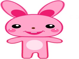 Ms Pinky Bunny stickers by Sonam