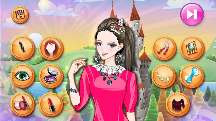 Purple Sky: Cinderella Makeup. Dressup a princess