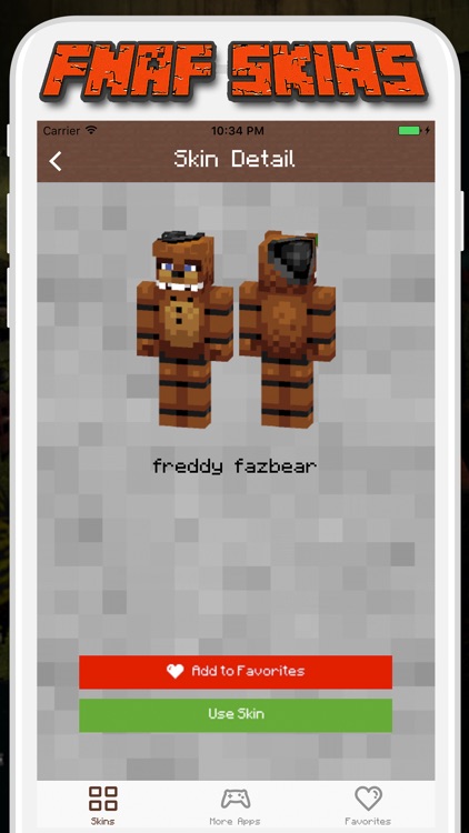 FNAF Skins for Minecraft PE - Pocket Edition