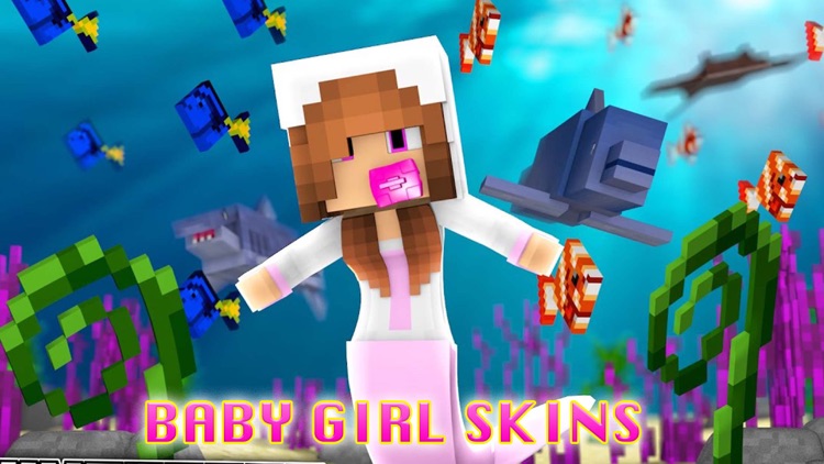 New BABY GIRLS SKINS FREE For Minecraft PE & PC