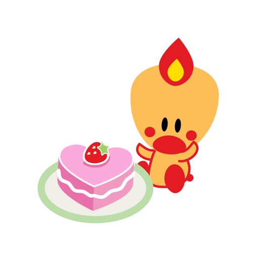 Sweet Angel Bird Kawaii Heart Stickers