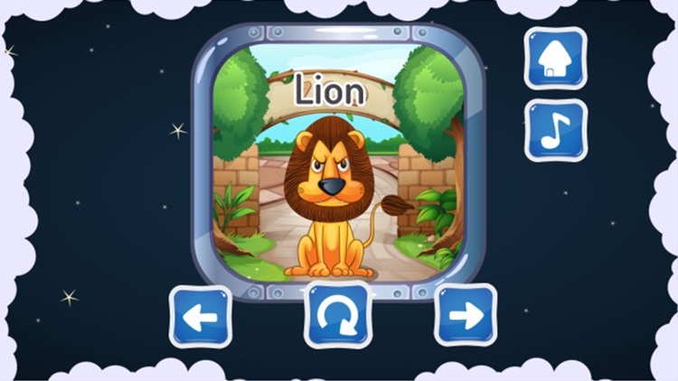 Zoo Animals Vocabulary Game for Kids screenshot-3