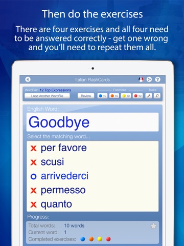 Declan Italian FlashCards for iPad screenshot 4