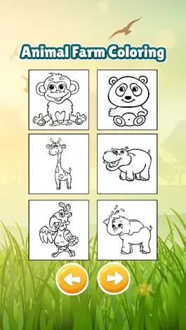 Game screenshot Animal in farm coloring book games for kids apk