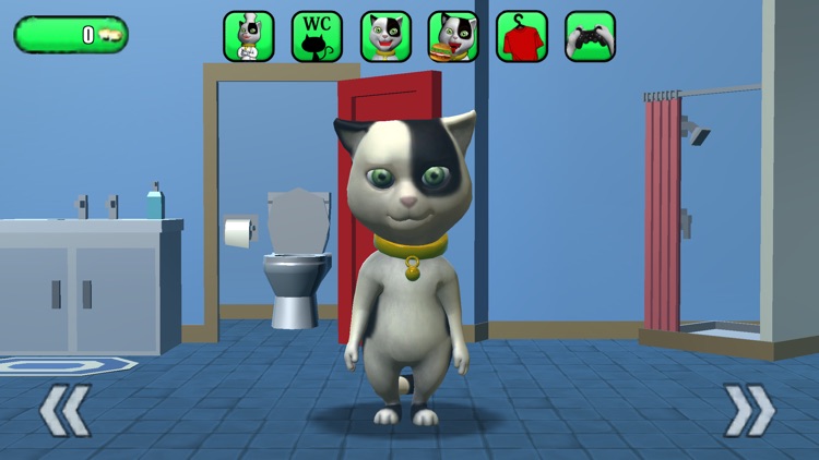 Talking Baby Cat Max Pet Games screenshot-4