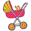 Baby Stuff Icons New Mom Sticker Pack