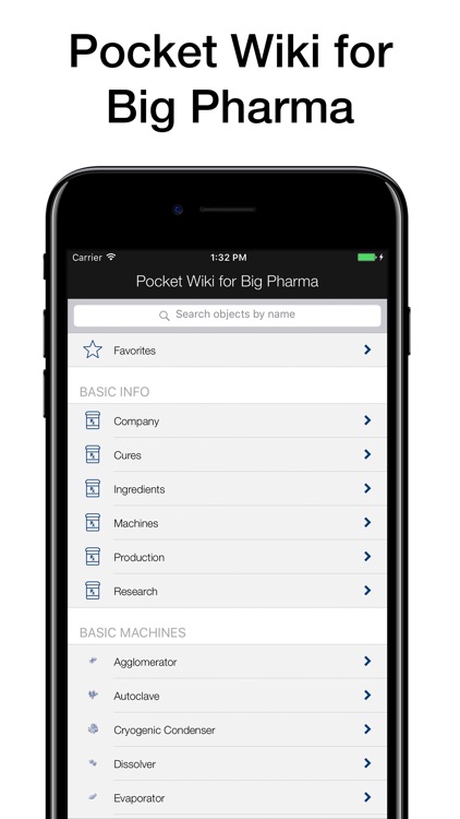 Pocket Wiki for Big Pharma