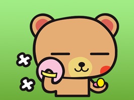 Brownie The Litle Baby Bear Sticker