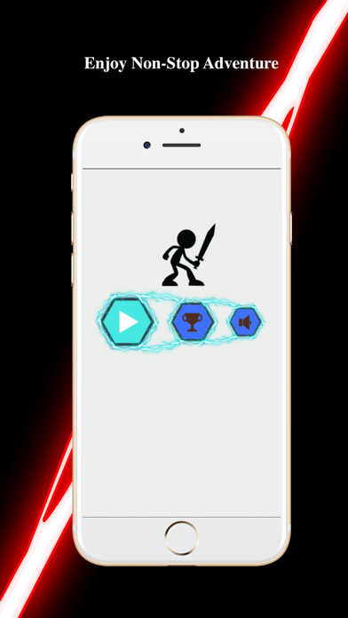 Electrifying Stickman Runのおすすめ画像1