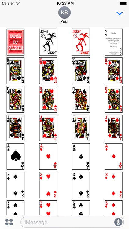 Cards in Deck