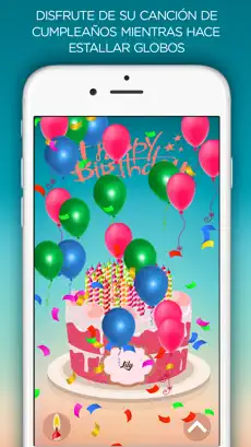 Snímek obrazovky 3 Feliz Cumpleaños : Birthday Cake, ecards and party iphone