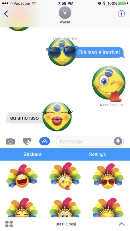 Brazil Emoji Stickers