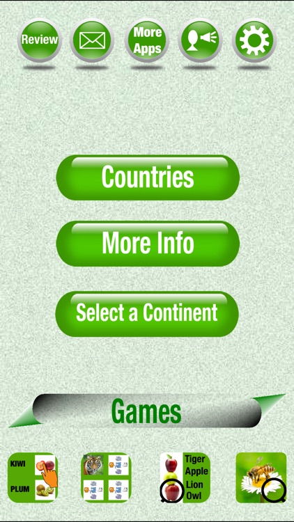 Continents, World Countries, Capitals, Quiz, Games