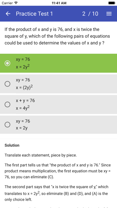 SAT Maths Practice Tests with Calculator Screenshot 5