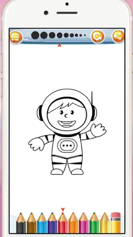 Game screenshot Space Adventure Coloring Book hack