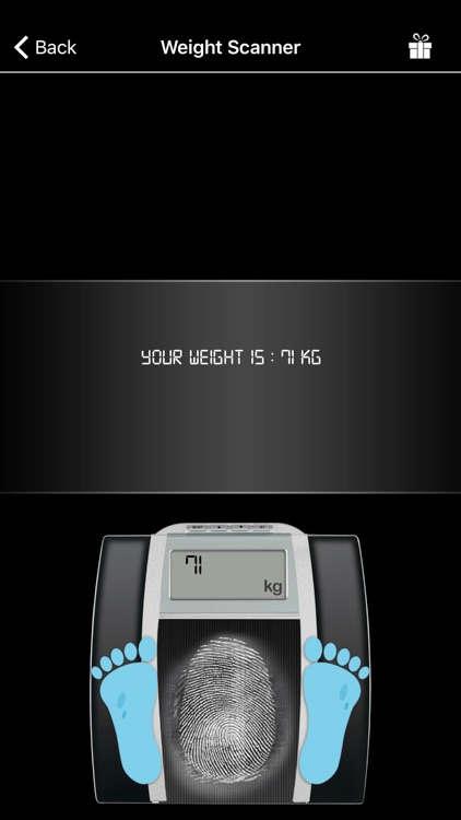 Weight Finger Scanner Prank