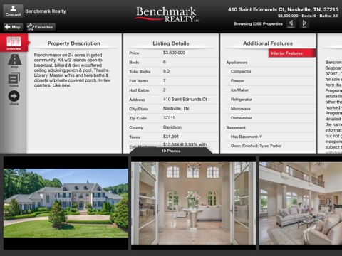 Benchmark Realty for iPad screenshot 4
