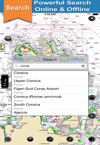 Isola Del Giglio Boating Chart screenshot 3