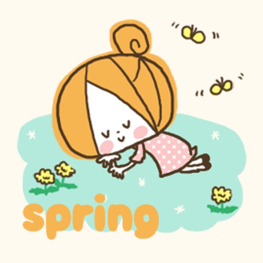 かわいい！ガーリースタンプ（春・初夏編） (Cute girly stickers)