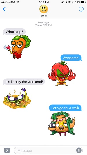 Vegetables Superheroes Stickers(圖3)-速報App