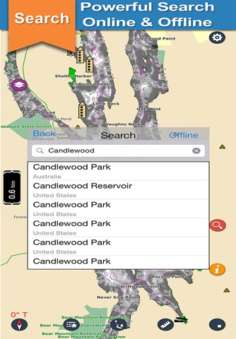 Candlewood Lake GPS offline nautical boaters chart screenshot 4