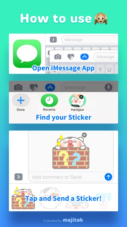 Hamjjew Animated Stickers screenshot-3