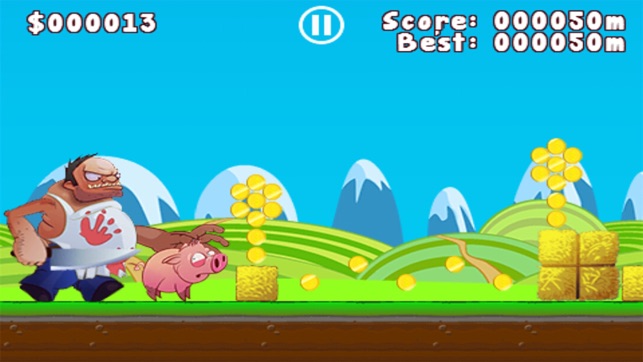 Jumping Pig - help piggy run to escape the butcher(圖1)-速報App