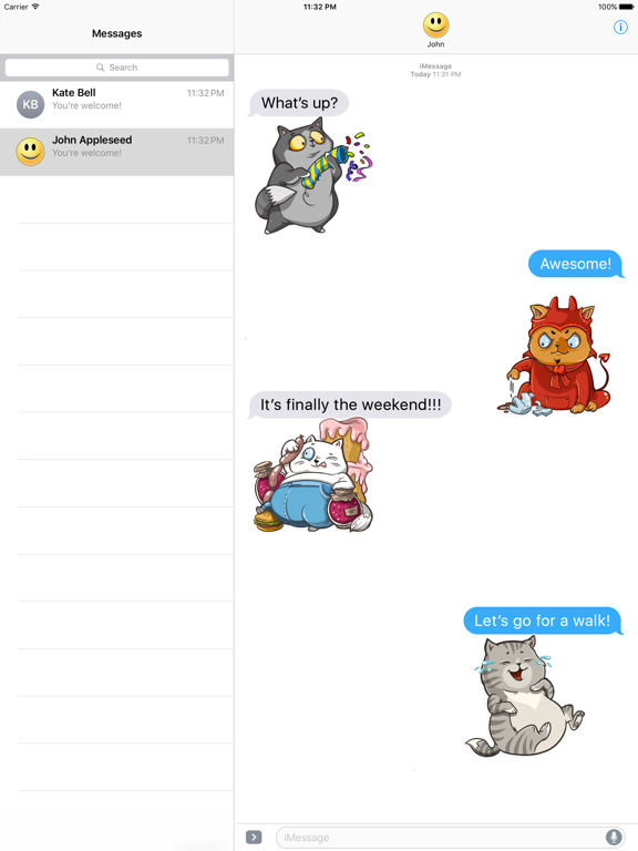 Super Cat Tom Tales Stickers for iMessageのおすすめ画像2