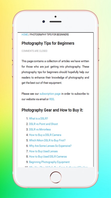 Basic Photography Learning - Let's Become PRO