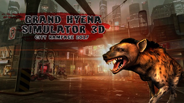 Grand Hyena Simulator 3D : City Rampage 