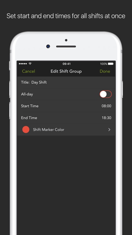 Shifty - Unpredictable Work Schedules and Events