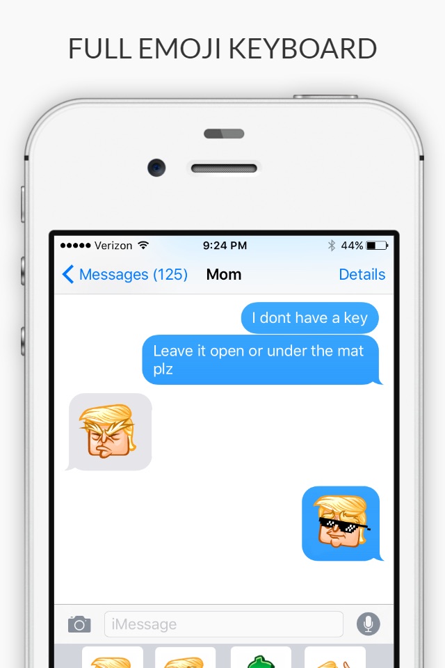 Trumpoji - Donald Trump Emoji Keyboard screenshot 3