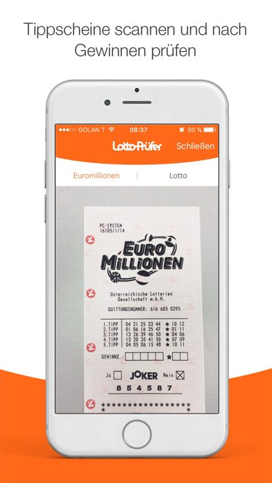 Lotto-Prüfer - Österreich Lotto und Euromillionen screenshot 2