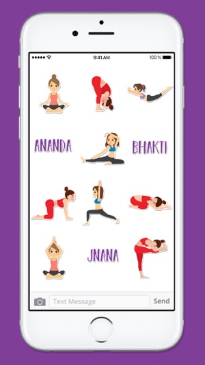 Yoga Stretching and Fitness Sticker Pack(圖5)-速報App