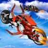 Futuristic Robot Bike Flying Simulator: Mech Fight