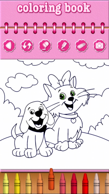 Puppy Dog Coloring Book for Kids