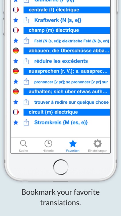 Offline German French Dictionary