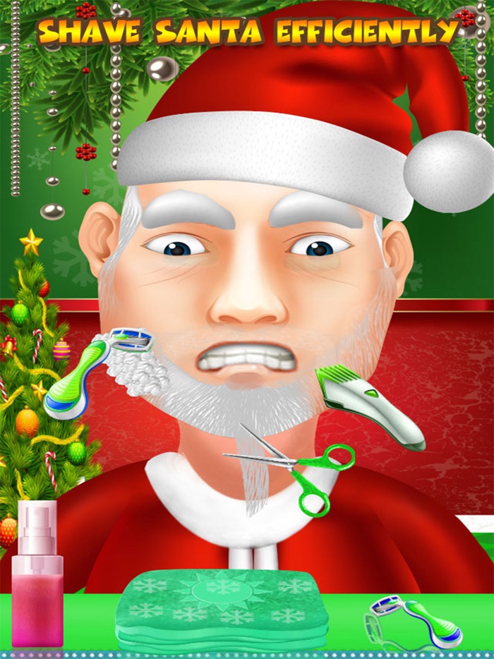 Super Santa Beard Salon - Christmas Games for Kids