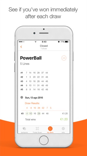 LottoScan – SA Lotto and Powerball checker(圖4)-速報App