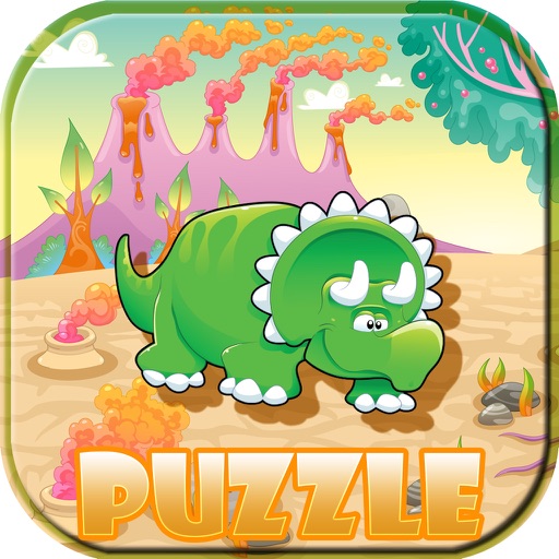 Dinosaur Puzzle Game iOS App