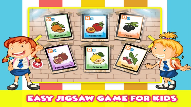 ABC Fruits puzzle activities for preschoolers screenshot-3