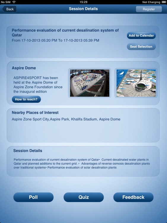 Bridge - Aspire Conference Management System screenshot-3