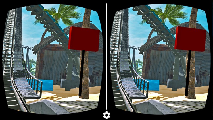 VR Desert Roller coaster : sky visit