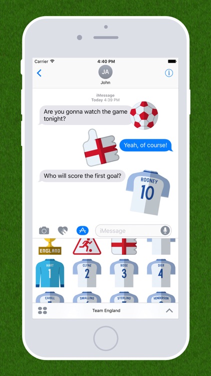 Football Emojis — Team England