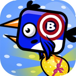 Flappy Blue hero : fly bird classic